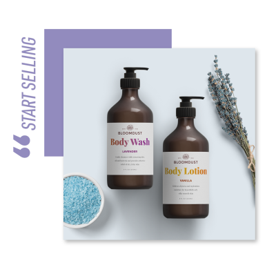 start selling bloomdust body lotion small business