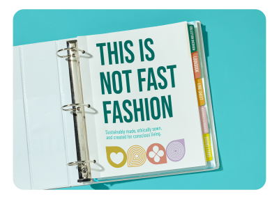 An open Avery binder organized with binder accessories, sheet protectors, and dividers.