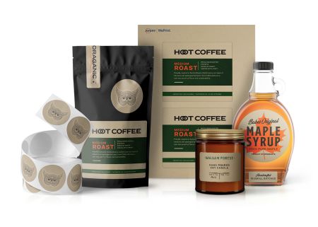 Order custom kraft labels from Avery WePrint