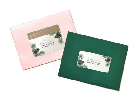 Use free templates to create your Christmas labels