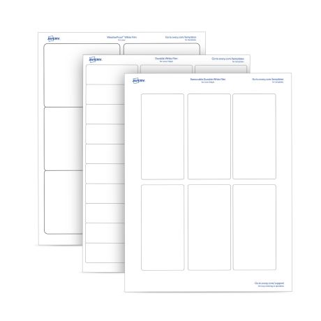 Blank Labels by the Sheet