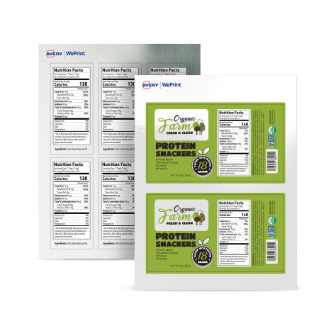 Custom Printed Sheet Labels