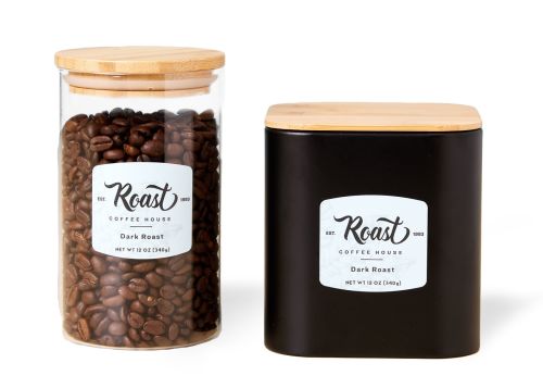 Order blank or custom arched square labels from Avery WePrint professional printing service
