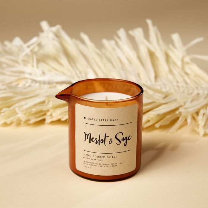 brown kraft labels give items an organic look