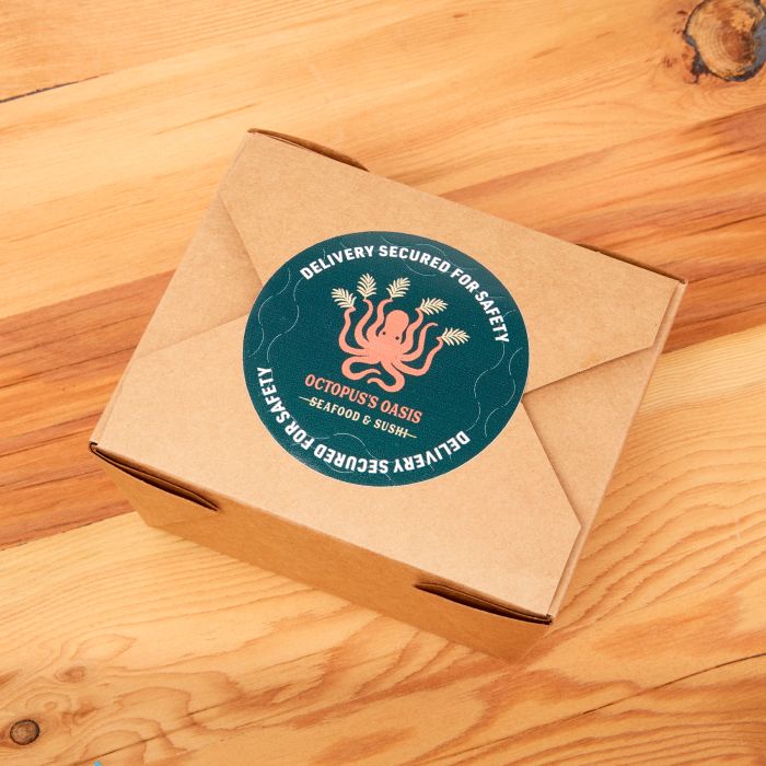 Use food safety seals to secure food deliveries and takeout