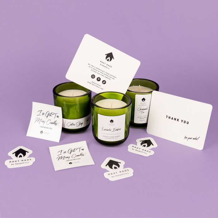 Branding Your Candles with Custom Stickers