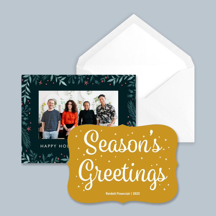 Sending Christmas cards for your business strengthen your relationship with clients and customers