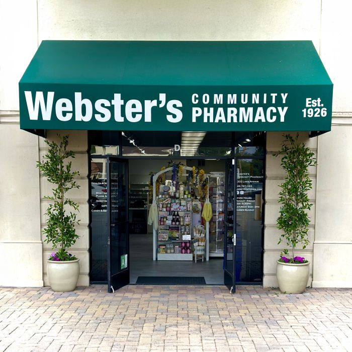 Front of Websters community pharmacy
