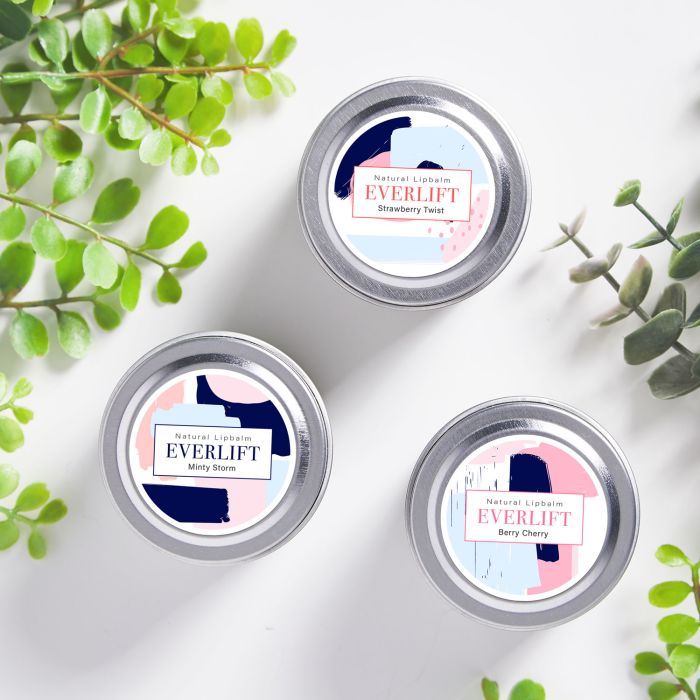 Use Avery labels to create beautiful packaging for lip balms and lip glosses.