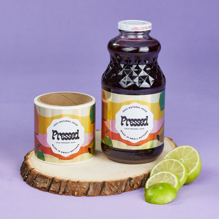 custom printed juice labels from Avery