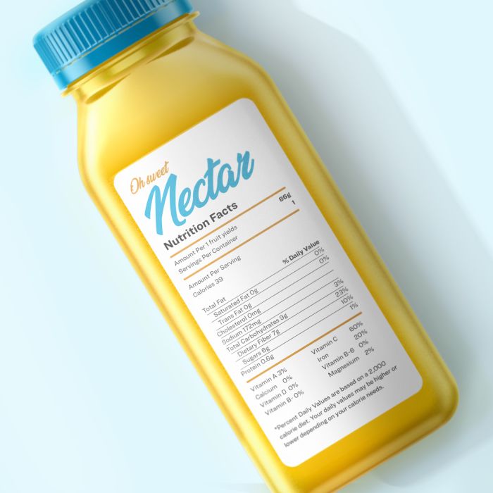 how to create your nutritional labels