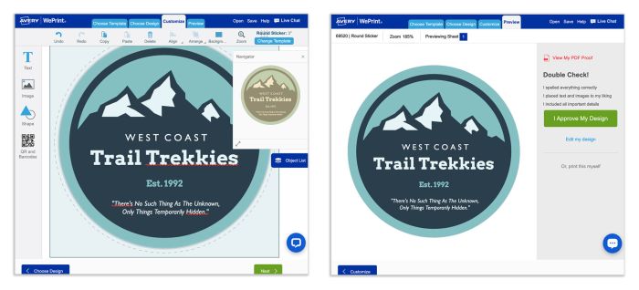 Customize your sticker design