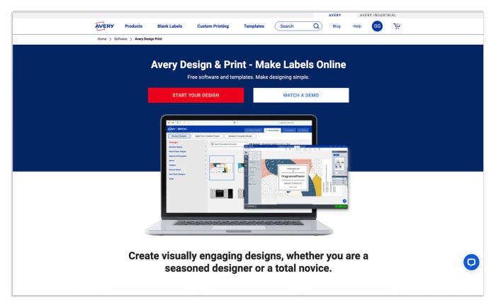 Use free Avery software to design your stickers