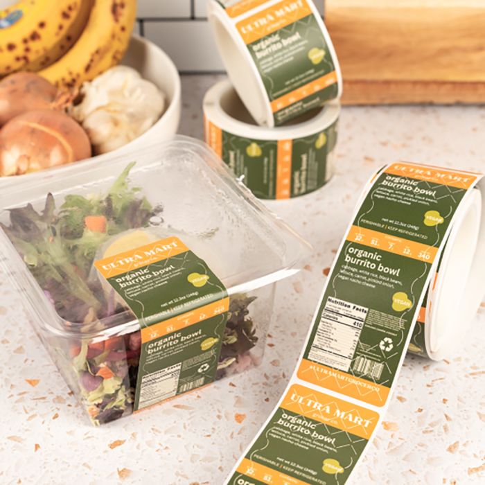 Packaging and branded roll labels from Avery