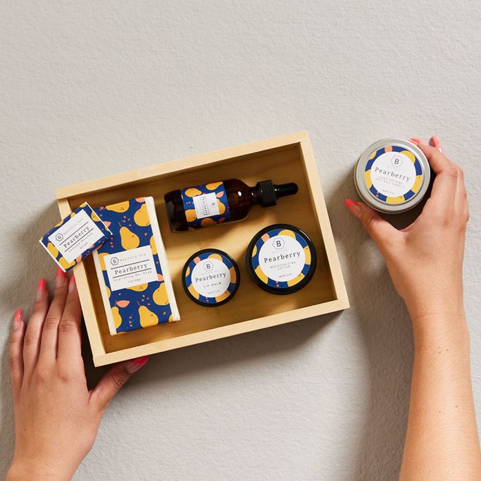 a gift box with everything featuring the same scent is lovely for everyone