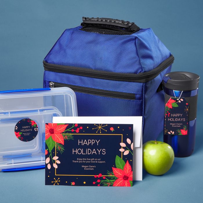 Give clients and customers an travel lunch bag as an low-cost holiday gift