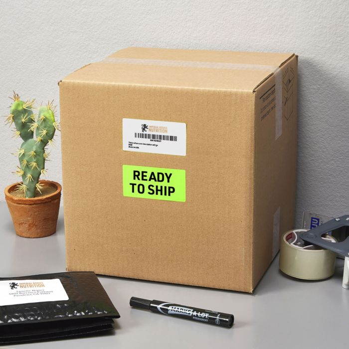 Add Ready to Ship labels to prepared packages