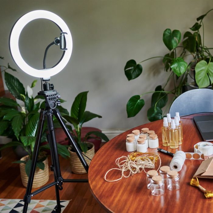 Ring lights are great for taking inexpensive but vibrant product photos