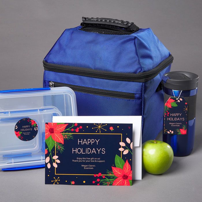 Give clients and customers an travel lunch bag as an low-cost holiday gift