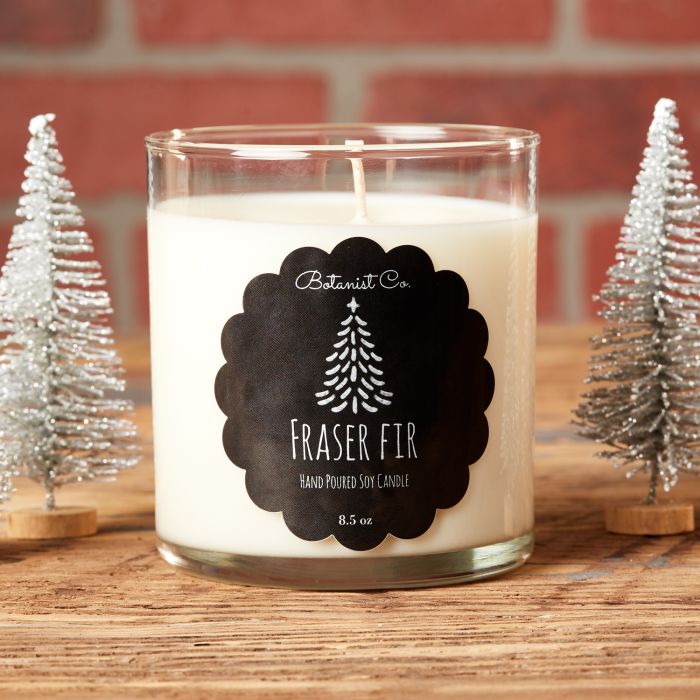 Fraser fir scented holiday candle