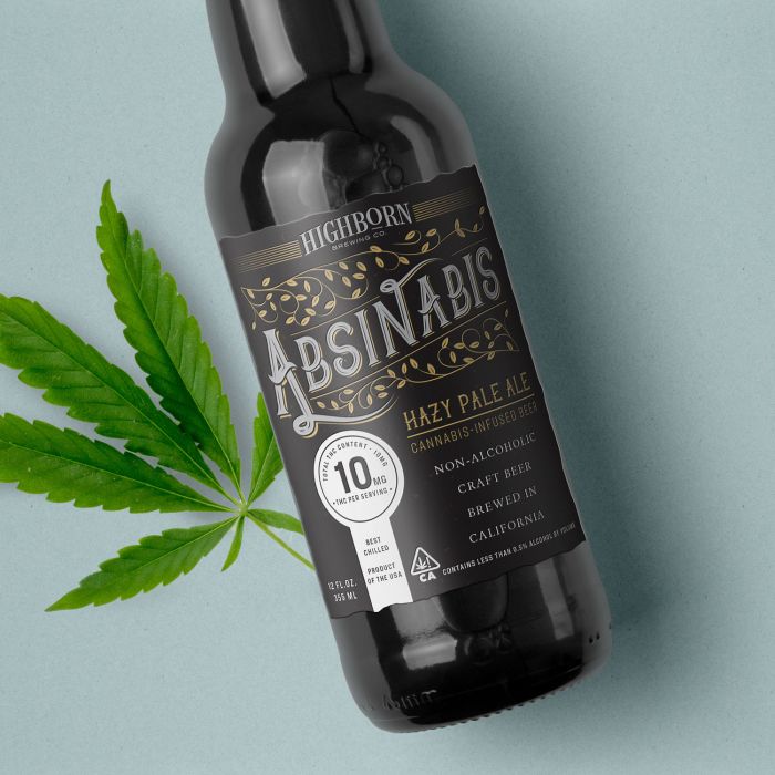 Craft cannabis beer labels