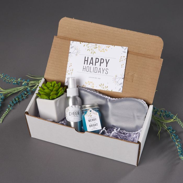 A spa day in a box is an ideal holiday gift for customers or clients