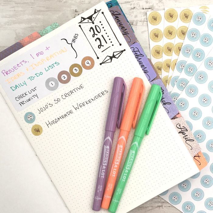 Bullet Journal Ideas For The New Year Avery