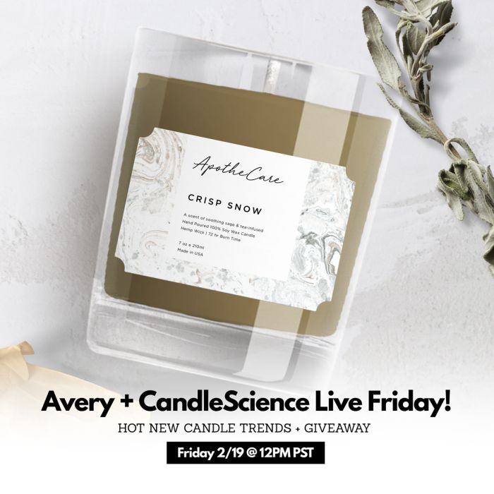 5 candle label trends and ideas for 2021