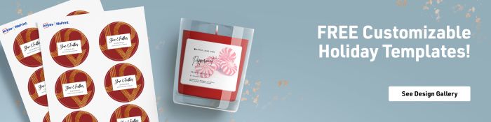free holiday templates to personalize client gifts