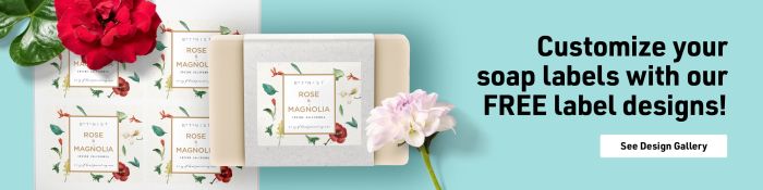 Soap Labels  No Min Order - Free Design & Shipping