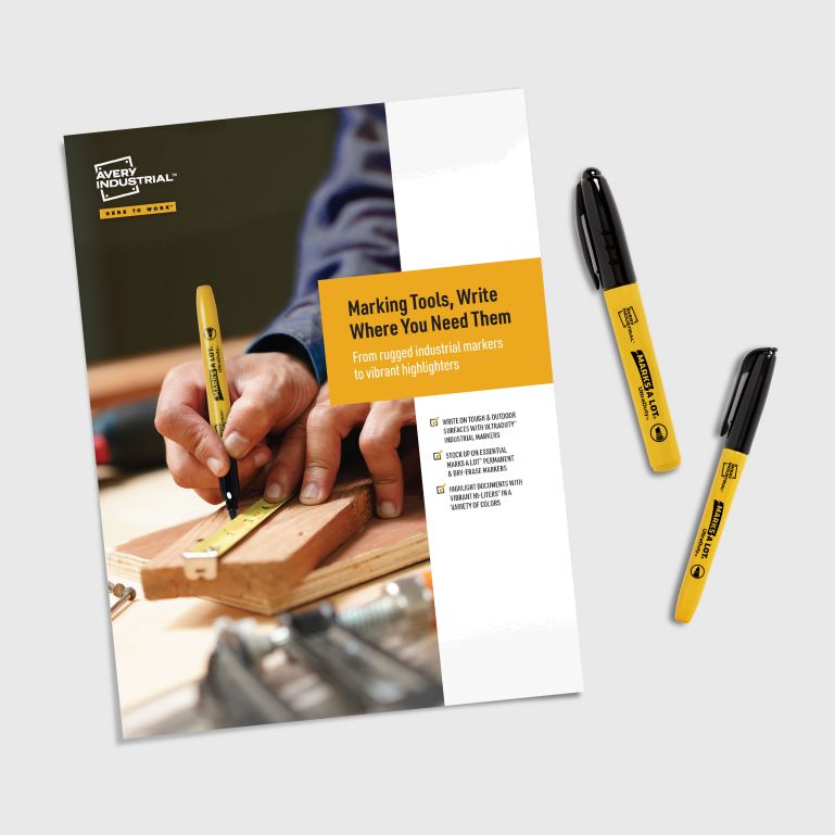 UltraDuty Permanent Marker Sample Pack Avery Industrial