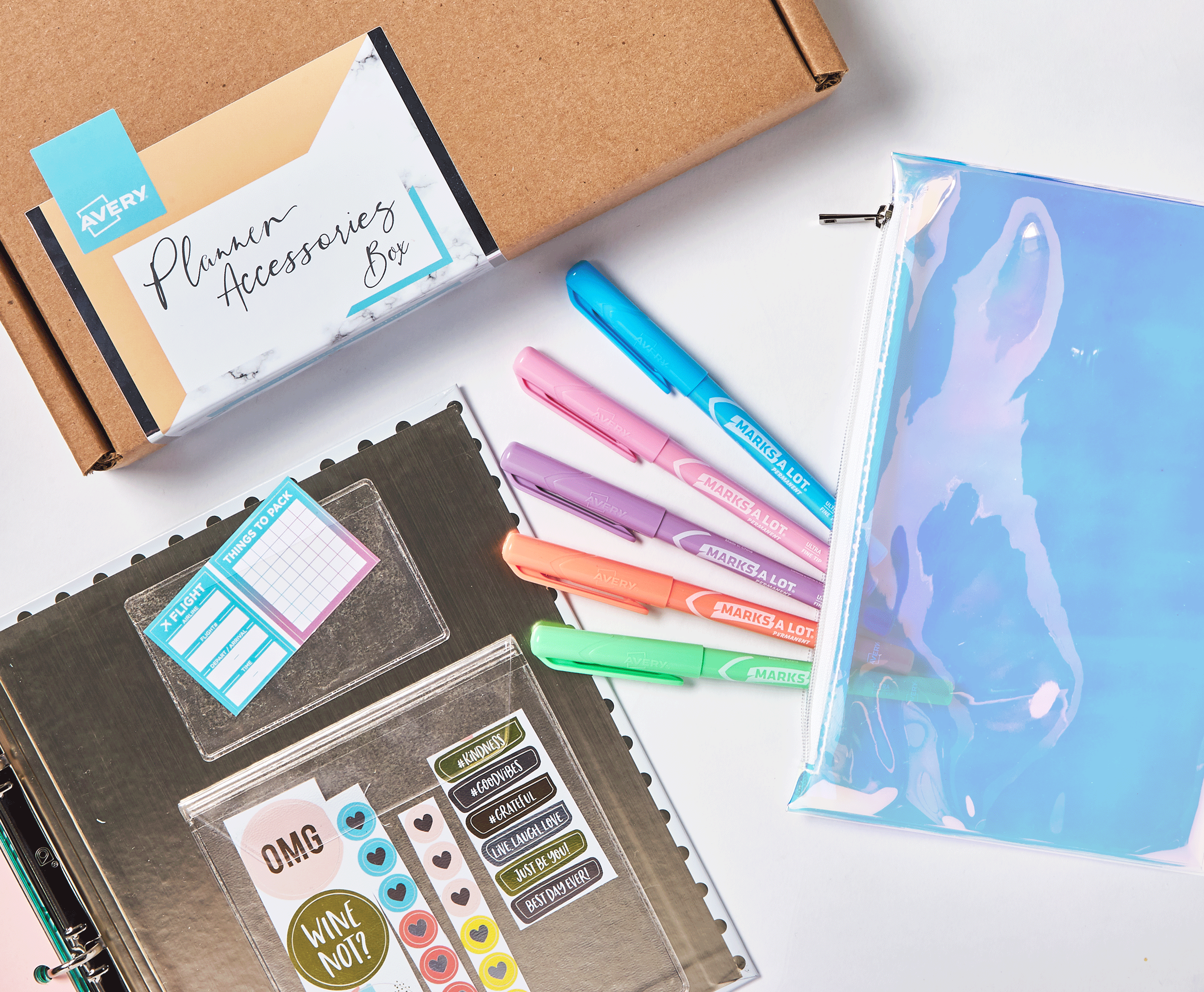 Avery® Planner Accessories Box, Planner Stickers (87000)