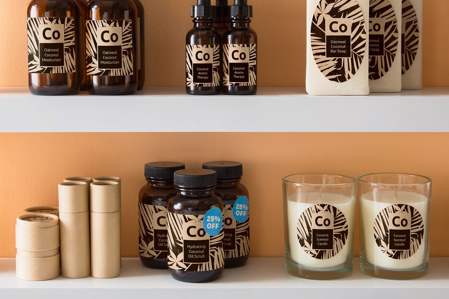 Eco friendly product labels created by Avery WePrint