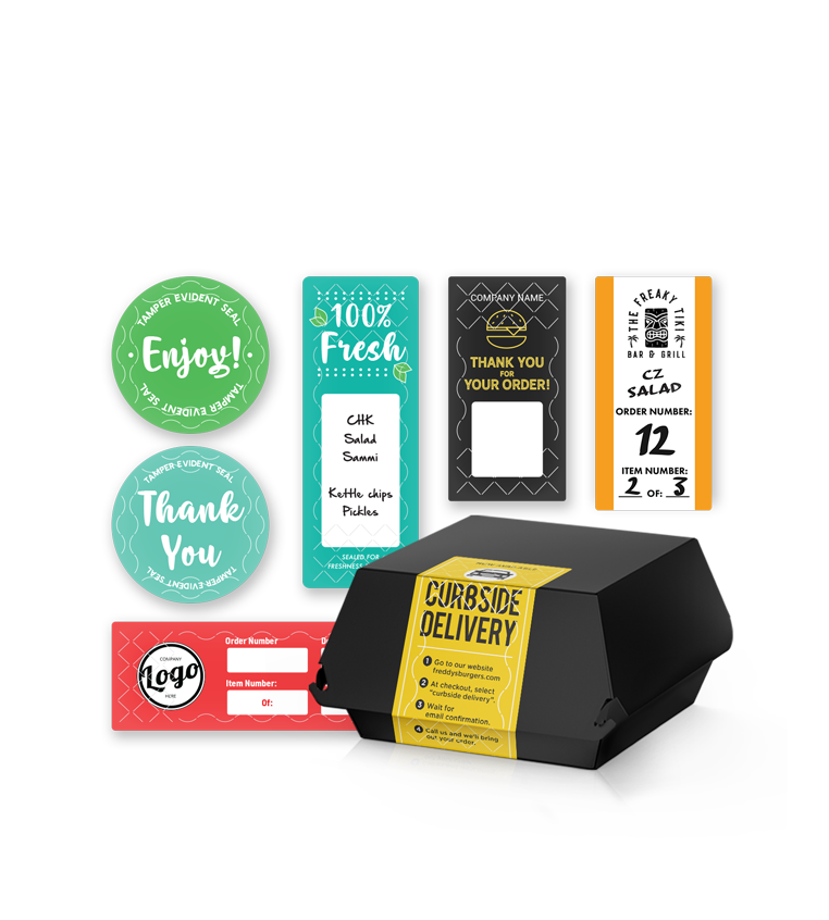 WePrint Custom Printed Tamper Evident Label Products