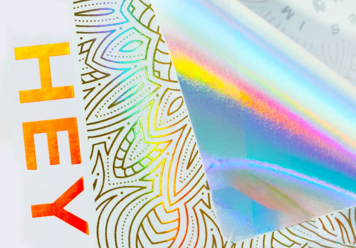 Custom Metallic Foil Holographic Spot Varnish Labels & Stickers