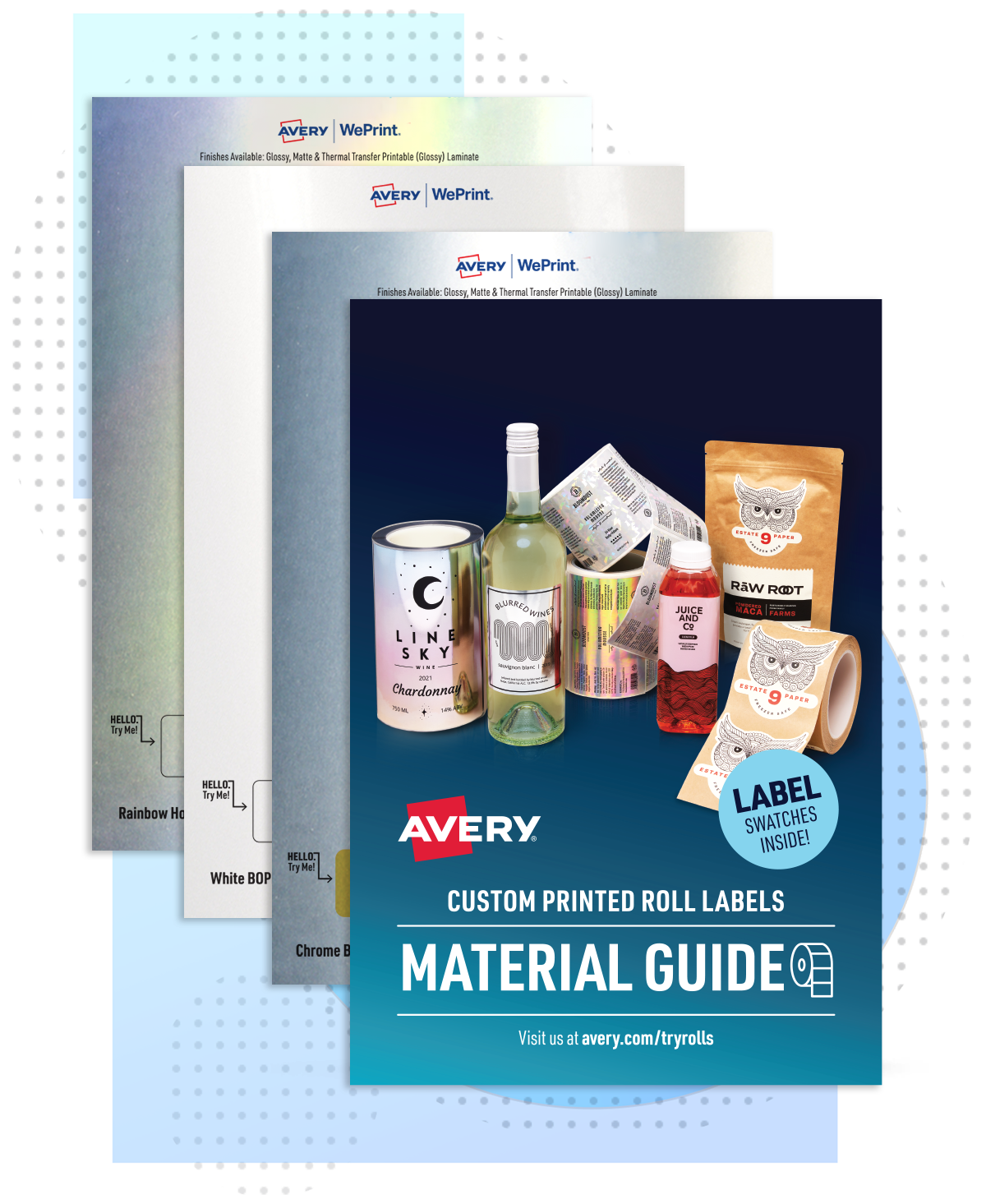 Order Your Free Avery WePrint Roll Label Sample Pack