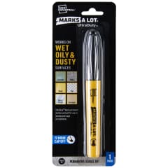 Avery® Marks A Lot® UltraDuty™ Permanent Markers, Chisel Tip, Water Resistant, 1 Black Industrial Marker (29845)