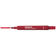 Carter's Permanent Markers, Large Desk-Style Size, Chisel Tip,  Red Markers (27177)
