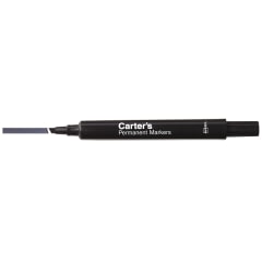 Carter's Permanent Markers, Large Desk-Style Size, Chisel Tip,  Black Markers (27178)
