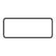 3" x 7" Rectangle icon