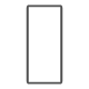 8" x 3.5" Rectangle icon
