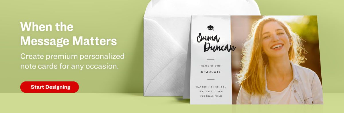 When the Message Matters. Create premium personalized note cards for any occasion.