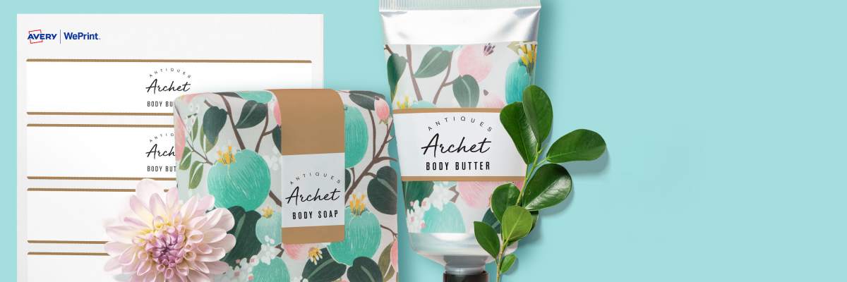 Beautify Your Bars - Easily create beautiful soap labels using our free customizable templates.