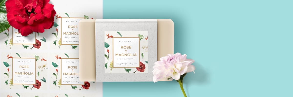Beautify Your Bars - Easily create beautiful soap labels using our free customizable templates.