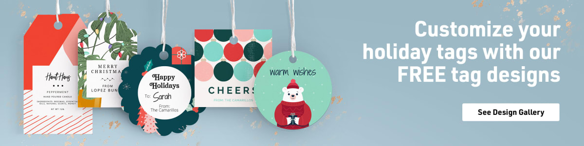 Custom Printed Holiday Labels & Cards | Avery WePrint™