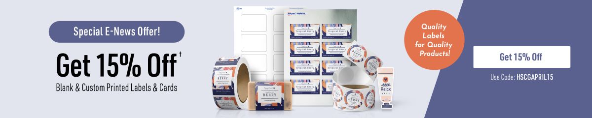 Check out our montly HSCG eNews Offer | Avery WePrint™