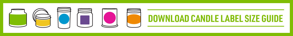 Download out FREE Candle Label Size Guide | Avery WePrint™