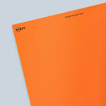 Bright Orange Paper - Sheet Labels
