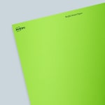 Bright Green Paper - Blank Sheet Labels