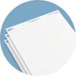 Printable Magnet Sheets, 8-1/2 x 11, Inkjet Printer, 5 Matte White Sheets  (3270)